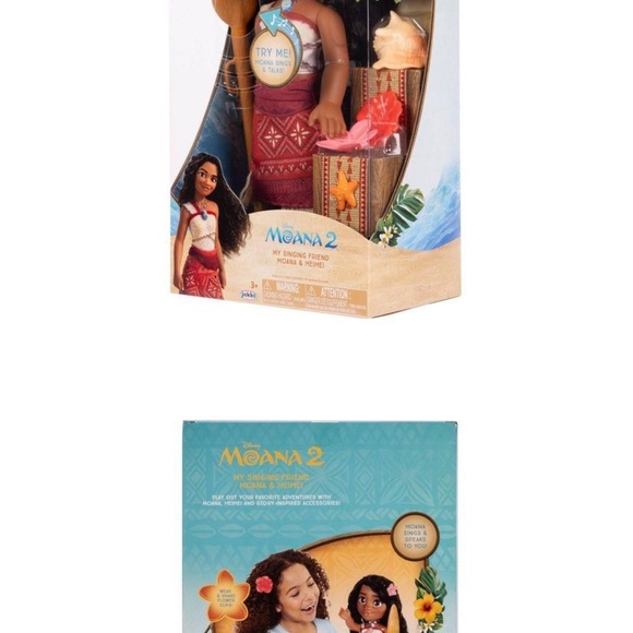 Disney Other - Disney‎ Moana Singing Doll with Red Outfit